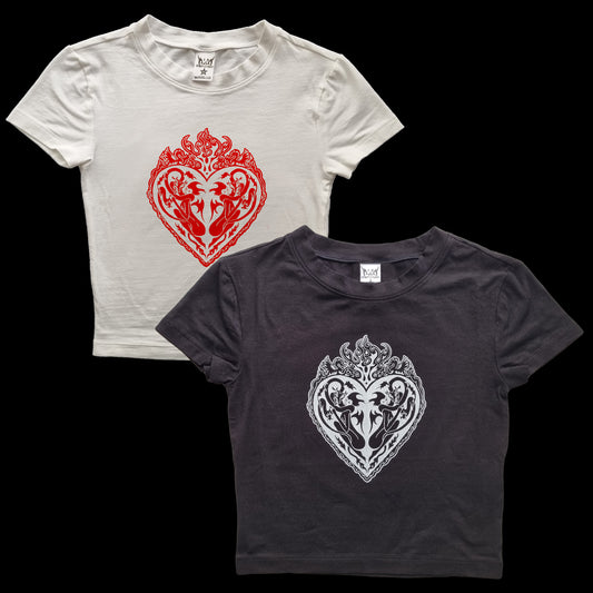 Heart Tee - Crop